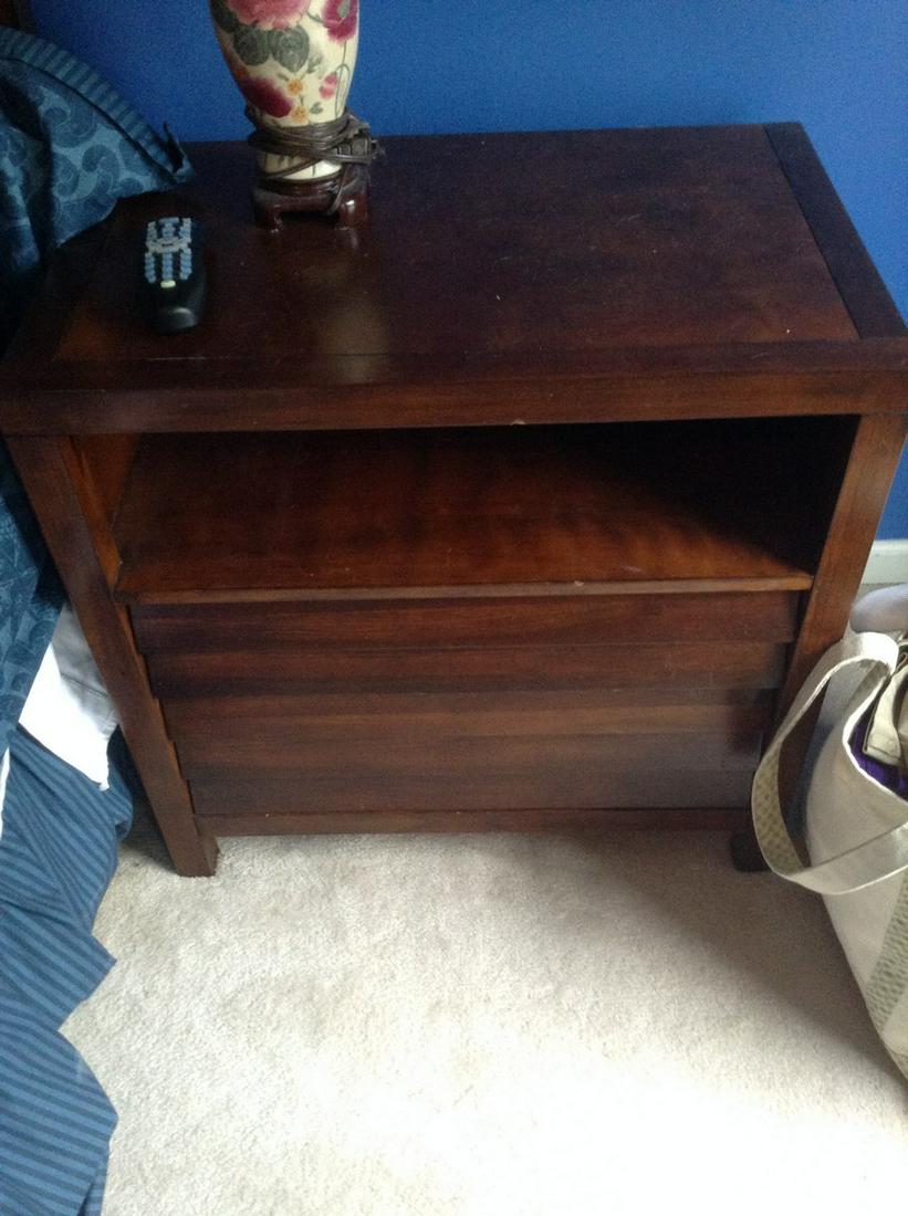Wooden Night Stand: 27x17