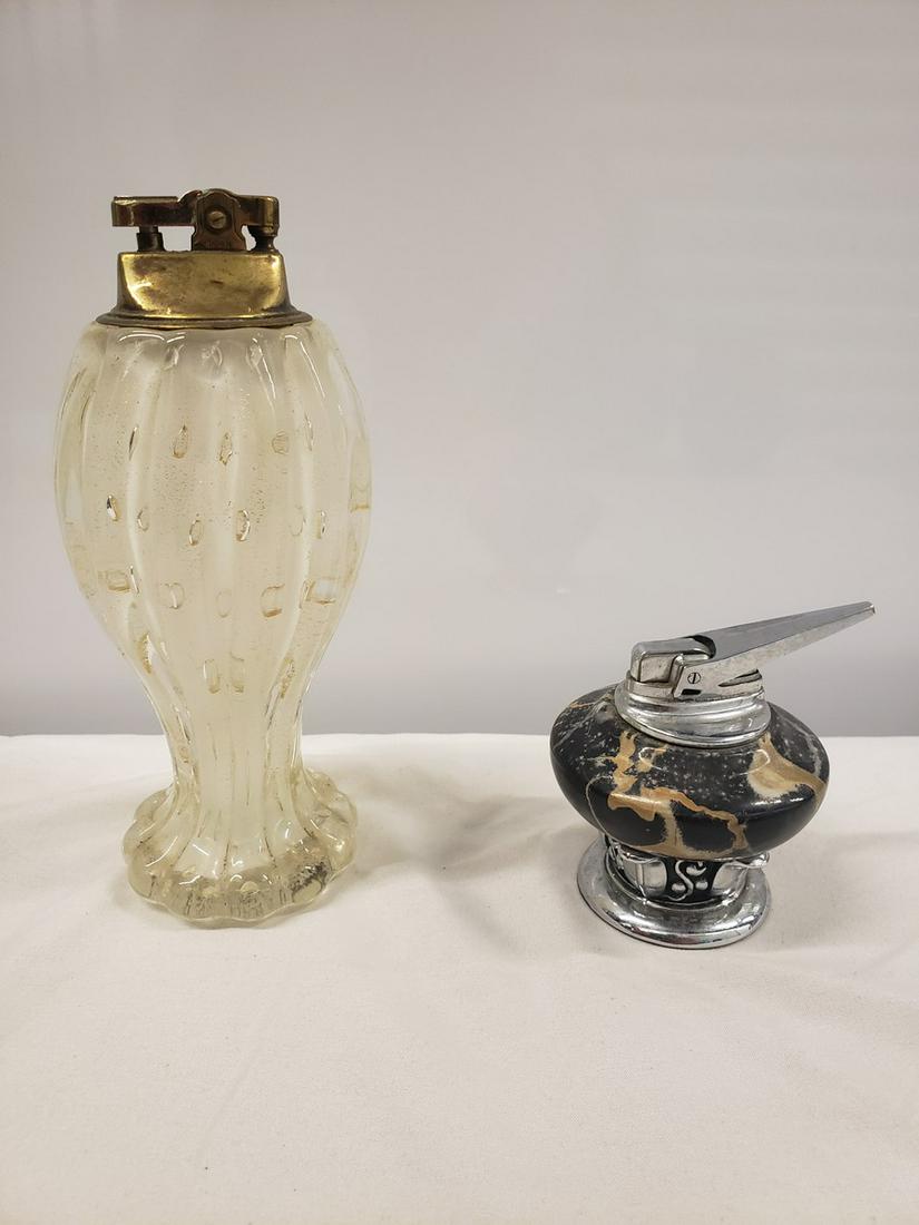 Two early vintage table lighters (1 of 1)