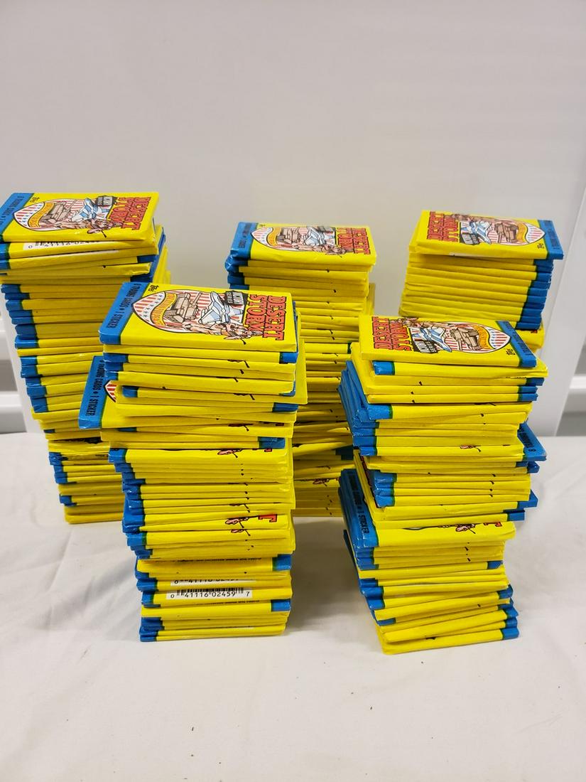 Large lot of Desert Storm sealed card packs: Large lot of Desert Storm sealed card packs