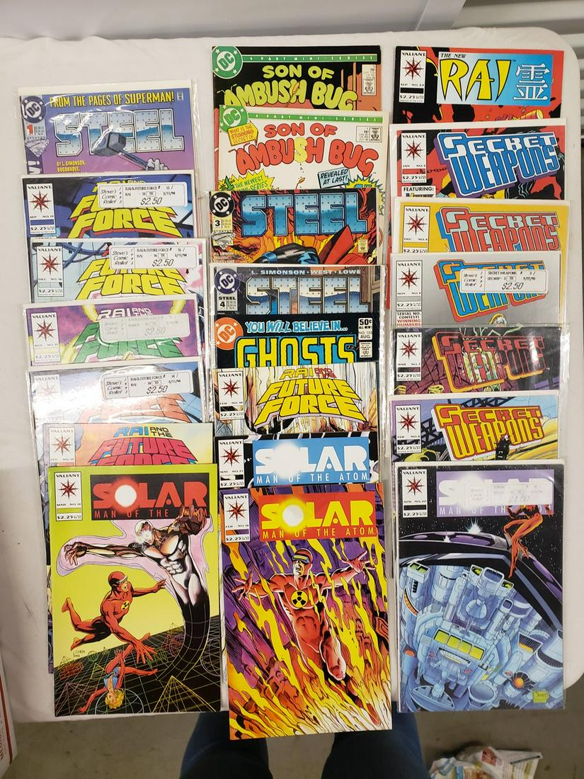 Large lot of comics - DC and Valiant (1 of 1)