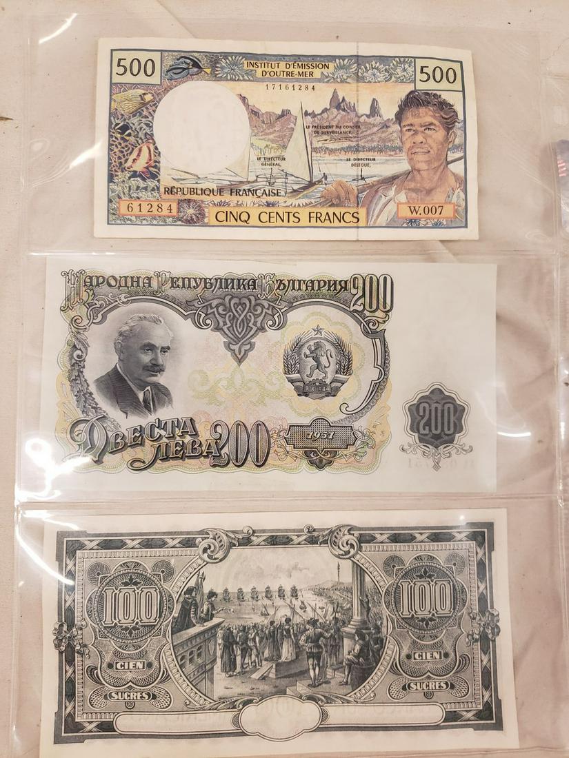 Lot of early/vintage foreign money: Lot of early/vintage foreign money