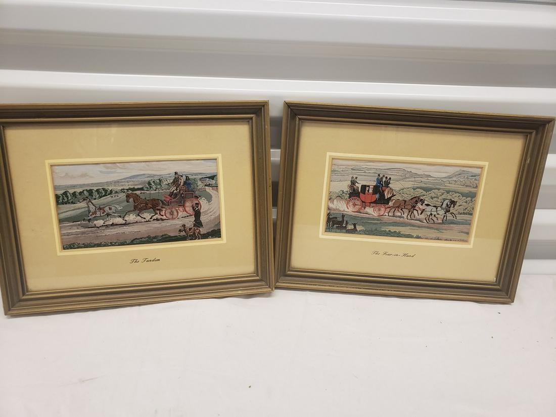 Two pure silk woven framed pictures - both limited (1 of 1)