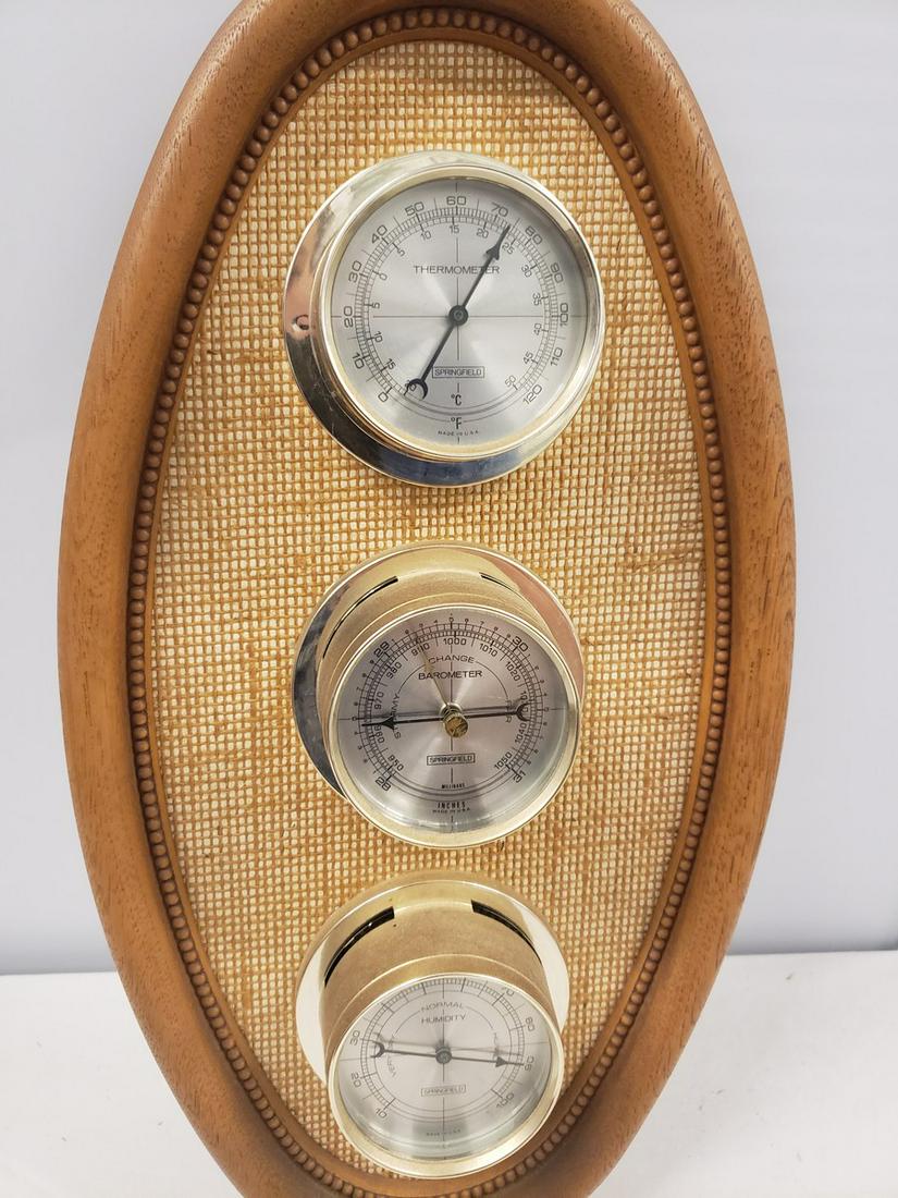 Vintage Springfield Barometer/Thermometer - has (1 of 1)