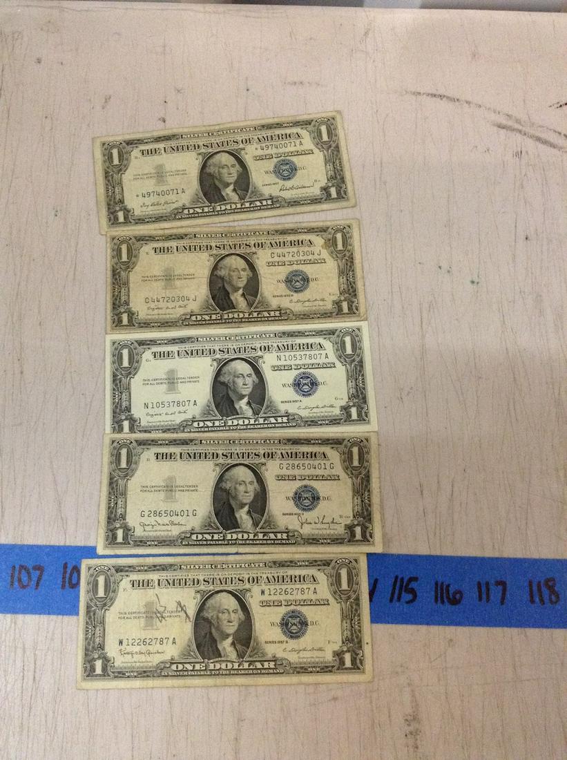 one dollar silver certificates: one dollar silver certificates