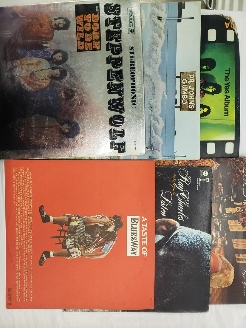 lot of records - Steppenwolf, The Yes Album, Ray (1 of 1)