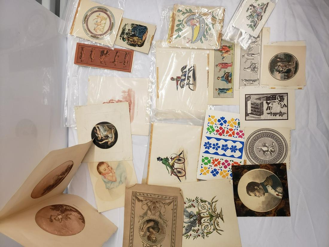 Lot of early paper items (1 of 1)