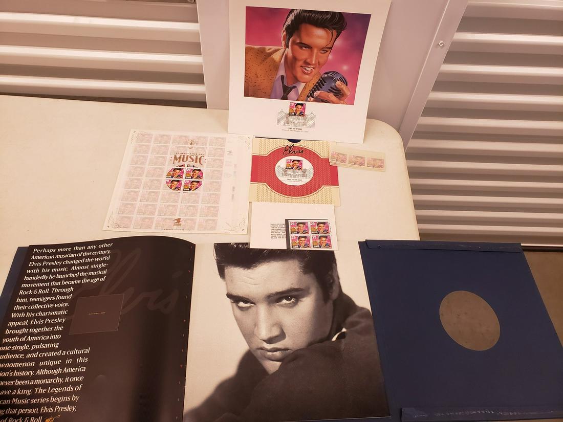 Elvis Presley commemorative stamps - comes in original (1 of 1)