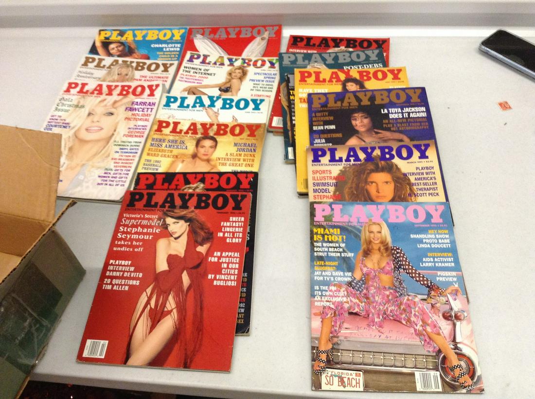 Lot of vintage Playboys: Lot of vintage Playboys