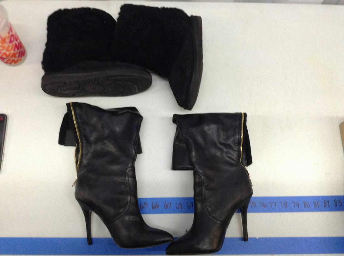 Steve Madden heels and Ugg boots: Steve Madden heels and Ugg boots