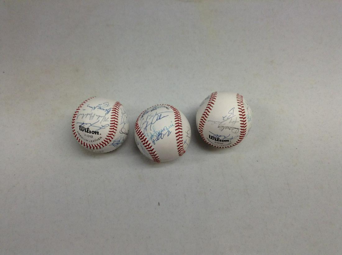 Three Signed baseballs (1 of 1)