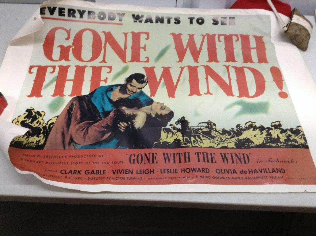 Gone with the Wind reprint: 38 x 26