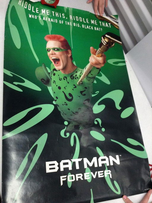 Batman Forever Movie Poster 1995 Sep 28 2020 Emanon Auctions And Estate Sales In Nj