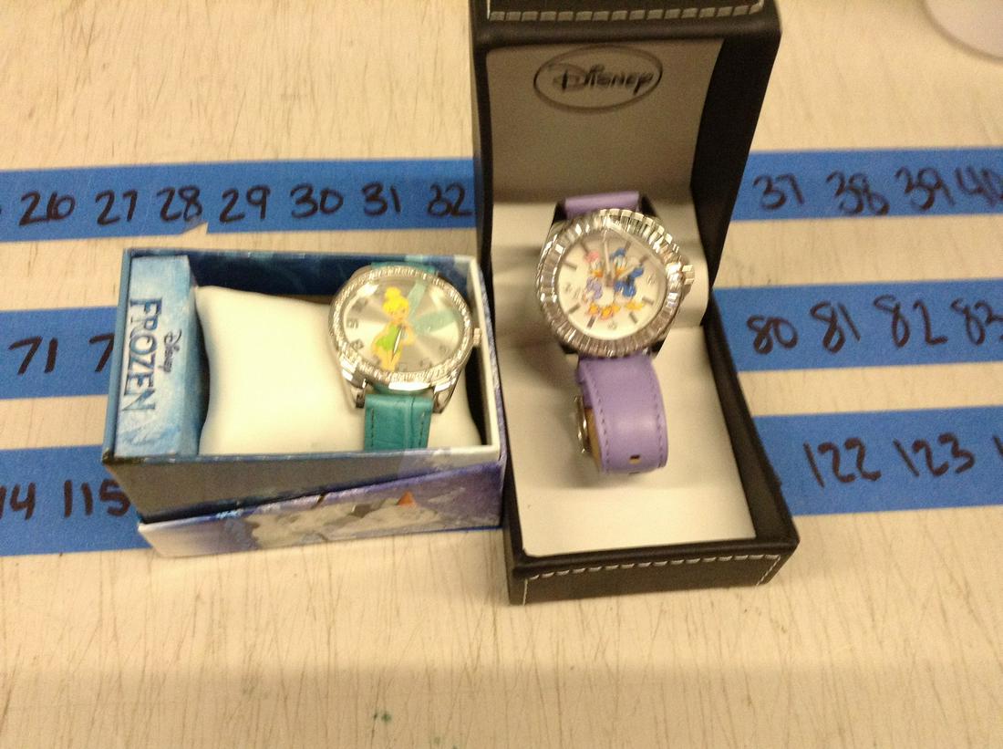 tinkerbell and donald and daisy disney watches: tinkerbell and donald and daisy disney watches