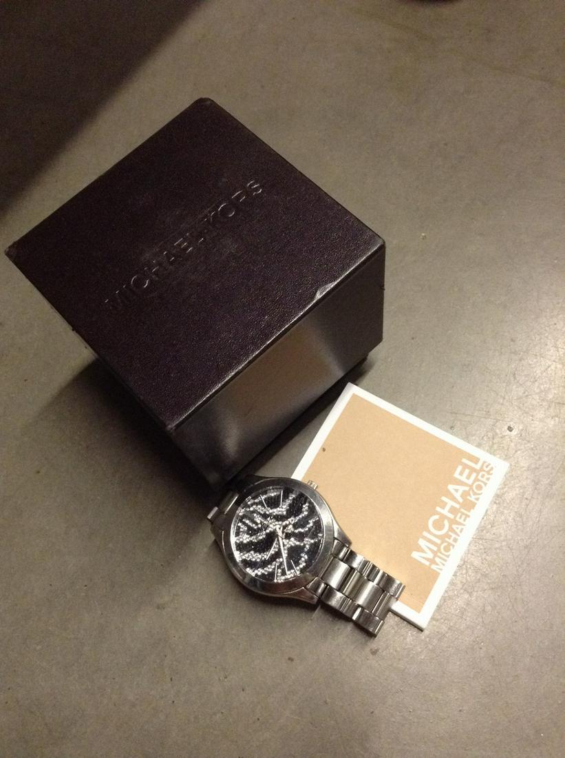 vintage michael kors watch with paperwork and box (1 of 1)