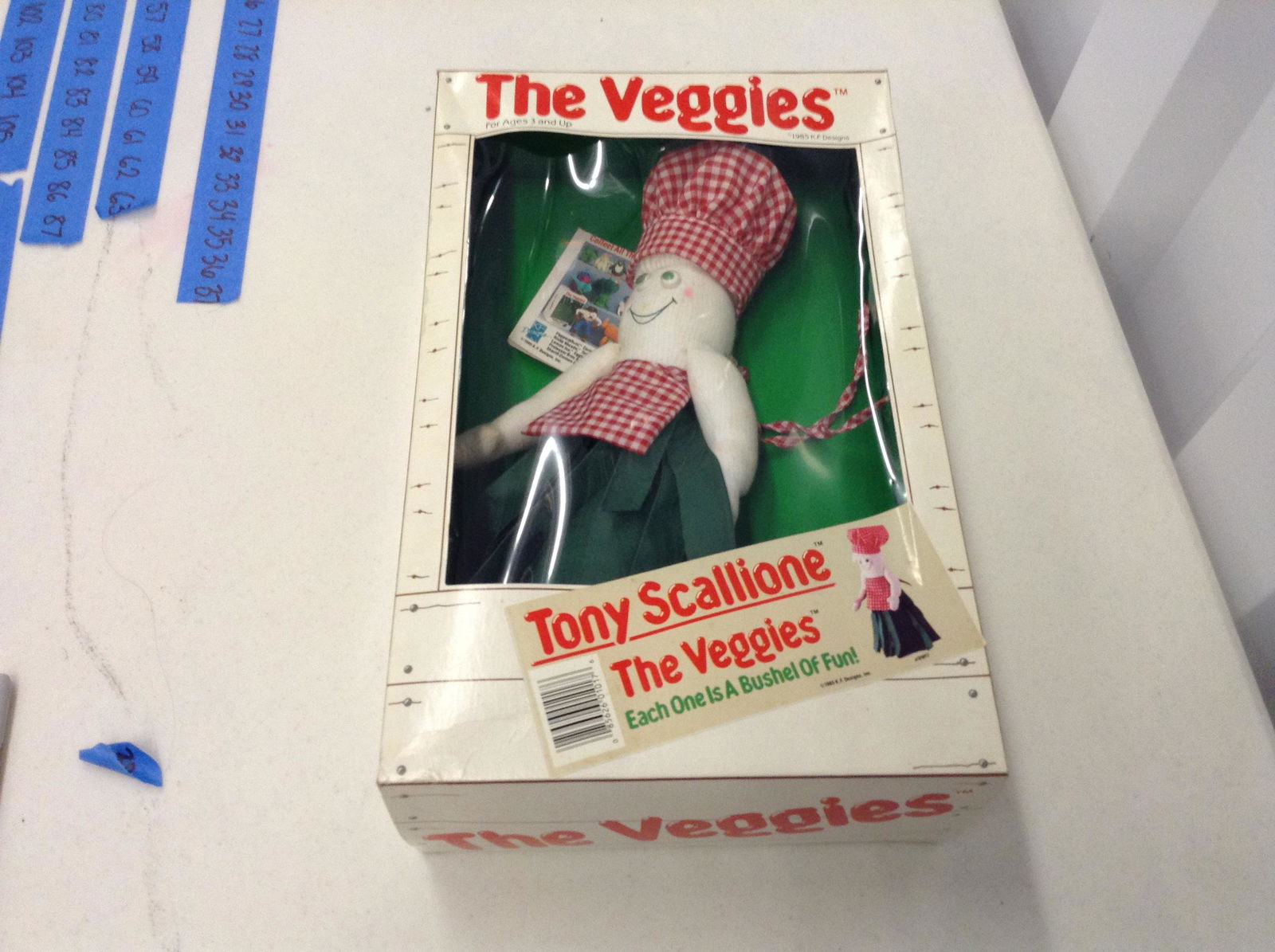 The Veggies Tony Scaglione doll in package: The Veggies Tony Scaglione doll in package