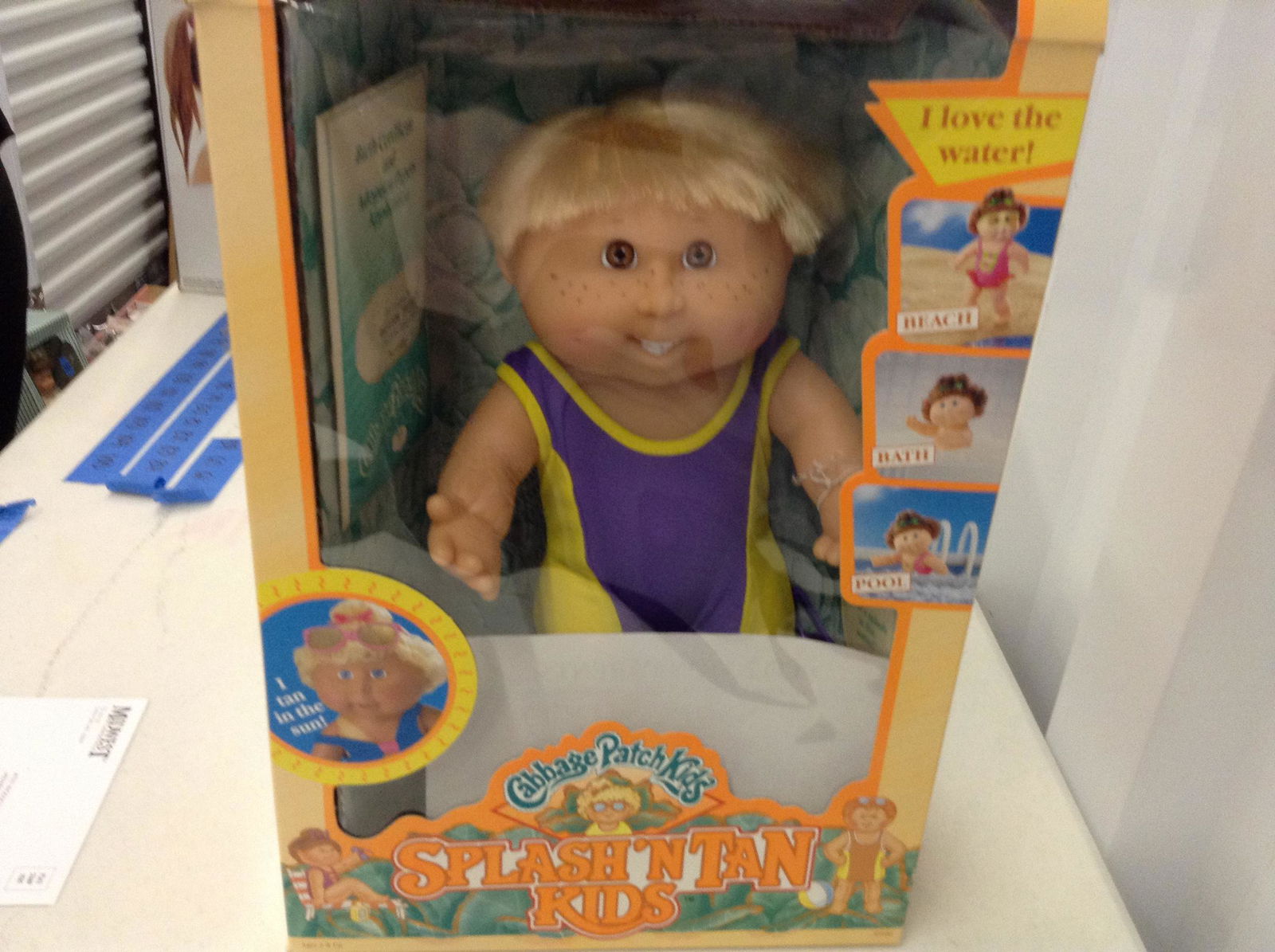 Cabbage Patch Kids Splash'N Tan doll in package (1 of 1)