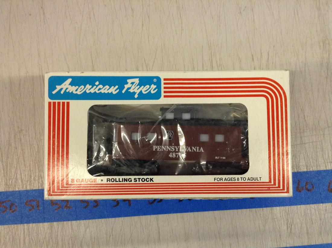 American Flyer Pennsylvania Caboose New in Box (1 of 1)