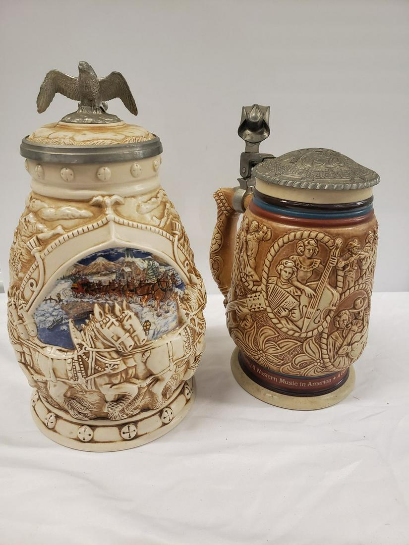 Two Avon steins - World Famous Clydesdales Hitch Stein (1 of 1)