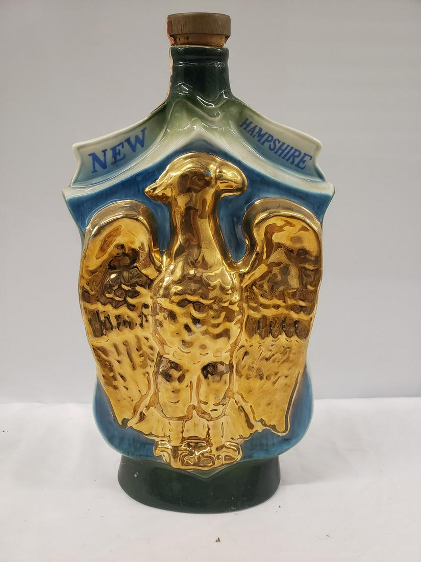 1971 New Hampshire State Eagle Jim Bean Decanter (1 of 1)
