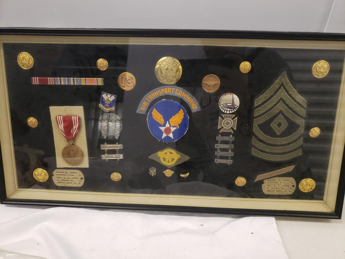 Framed Military Ephemera (1 of 1)