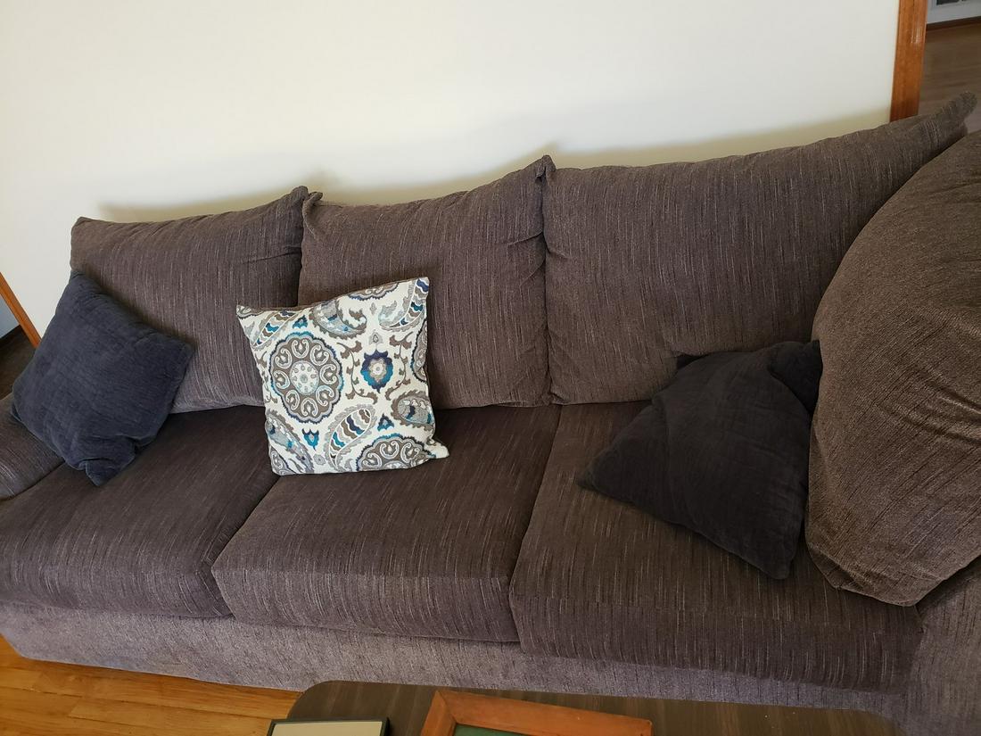 Like new couch 101" L x 32" H: Like new couch 101" L x 32" H