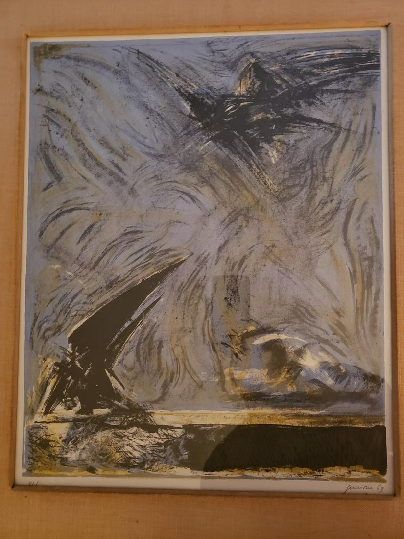 Framed/signed artwork. (1 of 1)