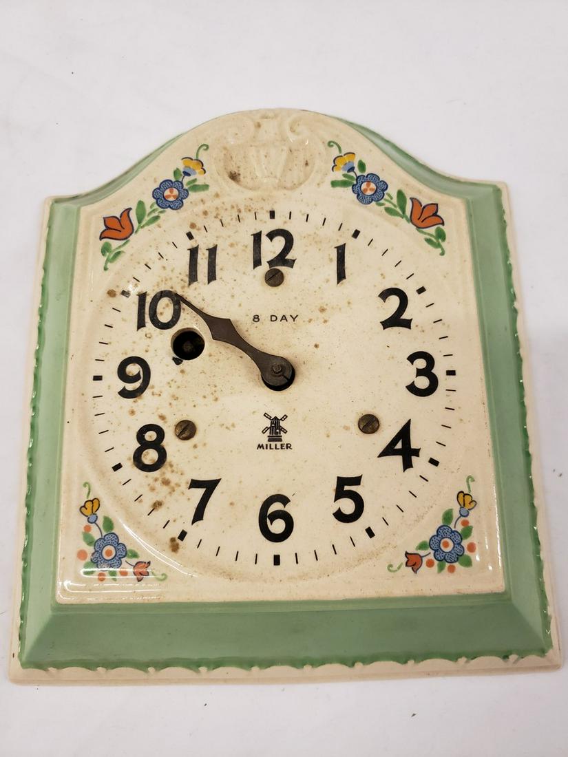 Miller 8 Day ceramic clock (1 of 1)
