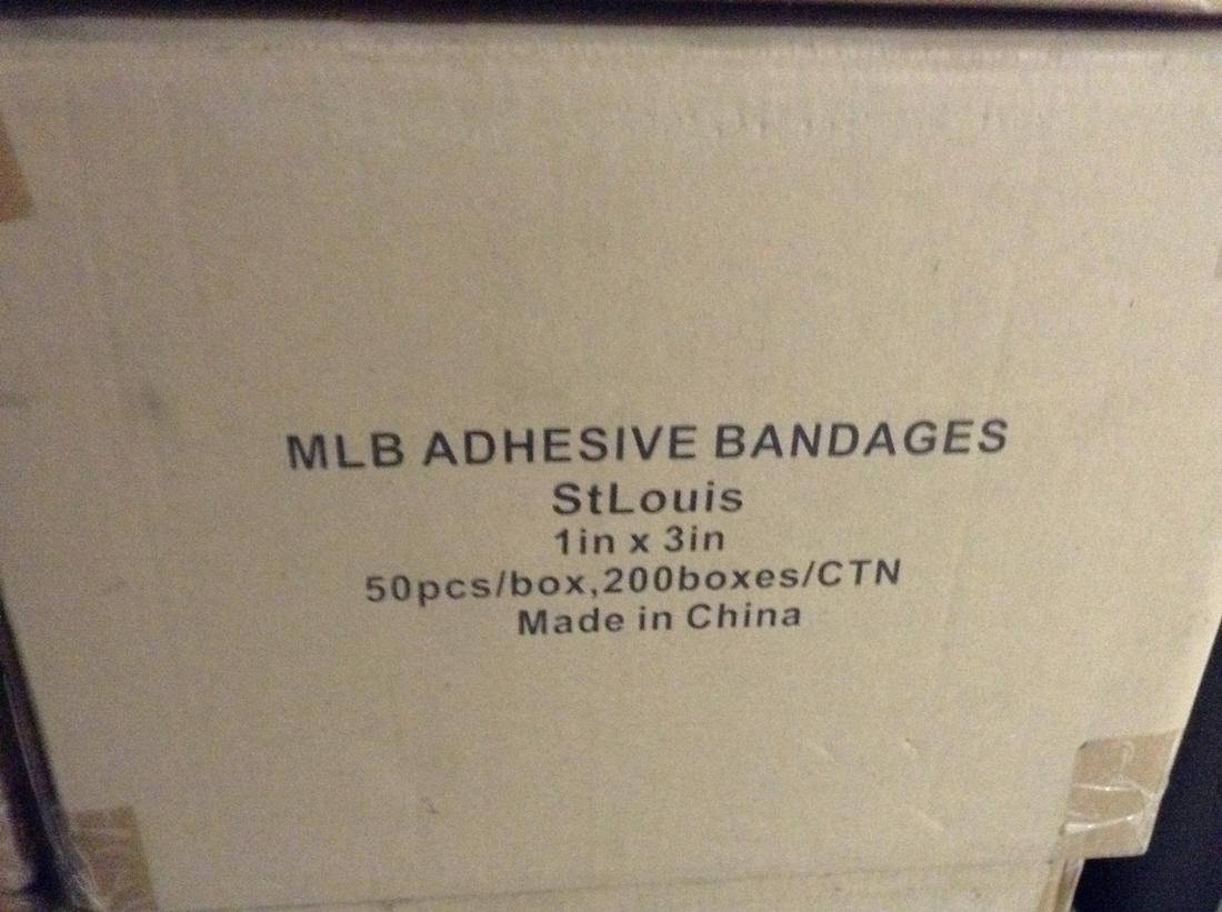 MLB Bandaids. Louis 50 pc/box 200 boxes per case (1 of 1)