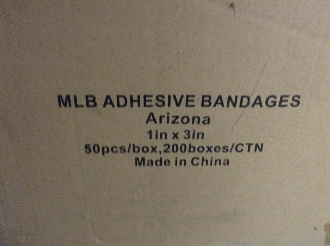 MLB Bandaids Arizona 50 pc/box 200 boxes per case (1 of 1)