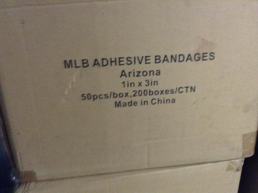MLB Bandaids Arizona 50 pc/box 200 boxes per case (1 of 1)
