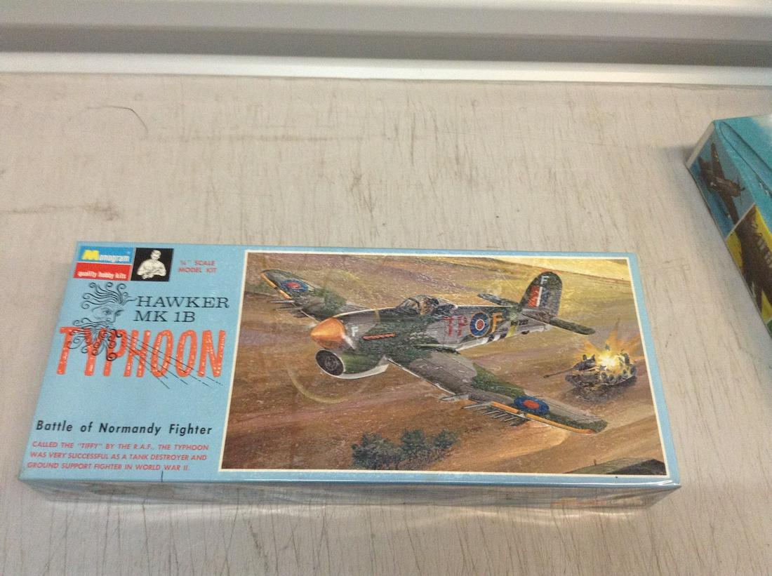 Monogram Hawker MK IB Typhoon unassembled model plane (1 of 1)