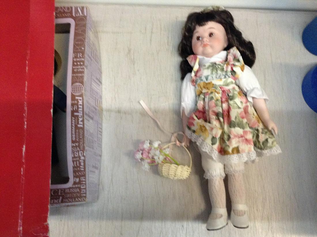 Brinn's Collectable Porcelains doll in box with COA (1 of 1)
