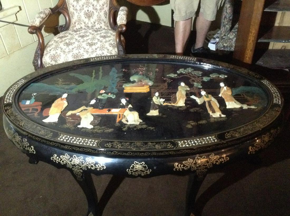 Oriental Coffee Table Inlaid Pearl (1 of 1)