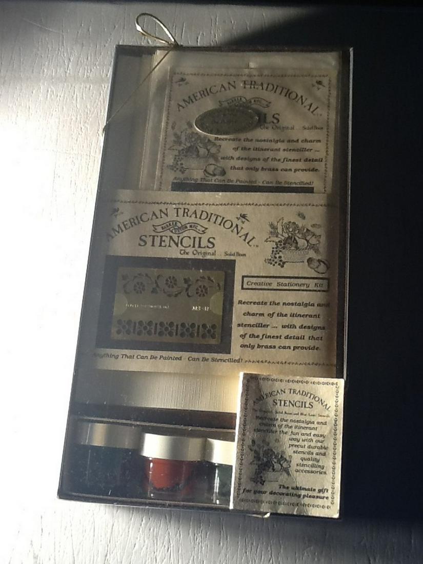 American Traditional Stencils - solid brass stencils (1 of 1)