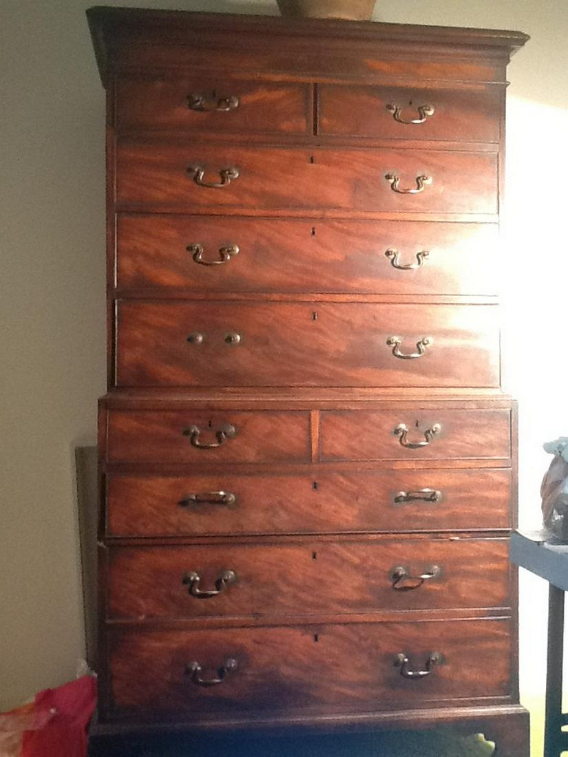 Large solid wood dresser 74 x 21.5 (1 of 1)