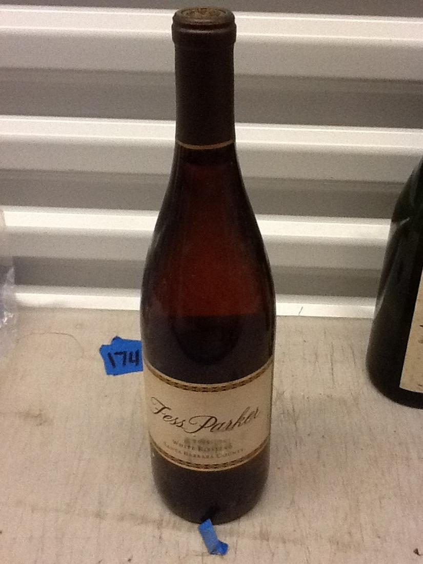 Fess Parker White Riesling Santa Barbara County 2006: Any contents in bottle is Free; You are bidding on the bottle & unbroken tax stamp