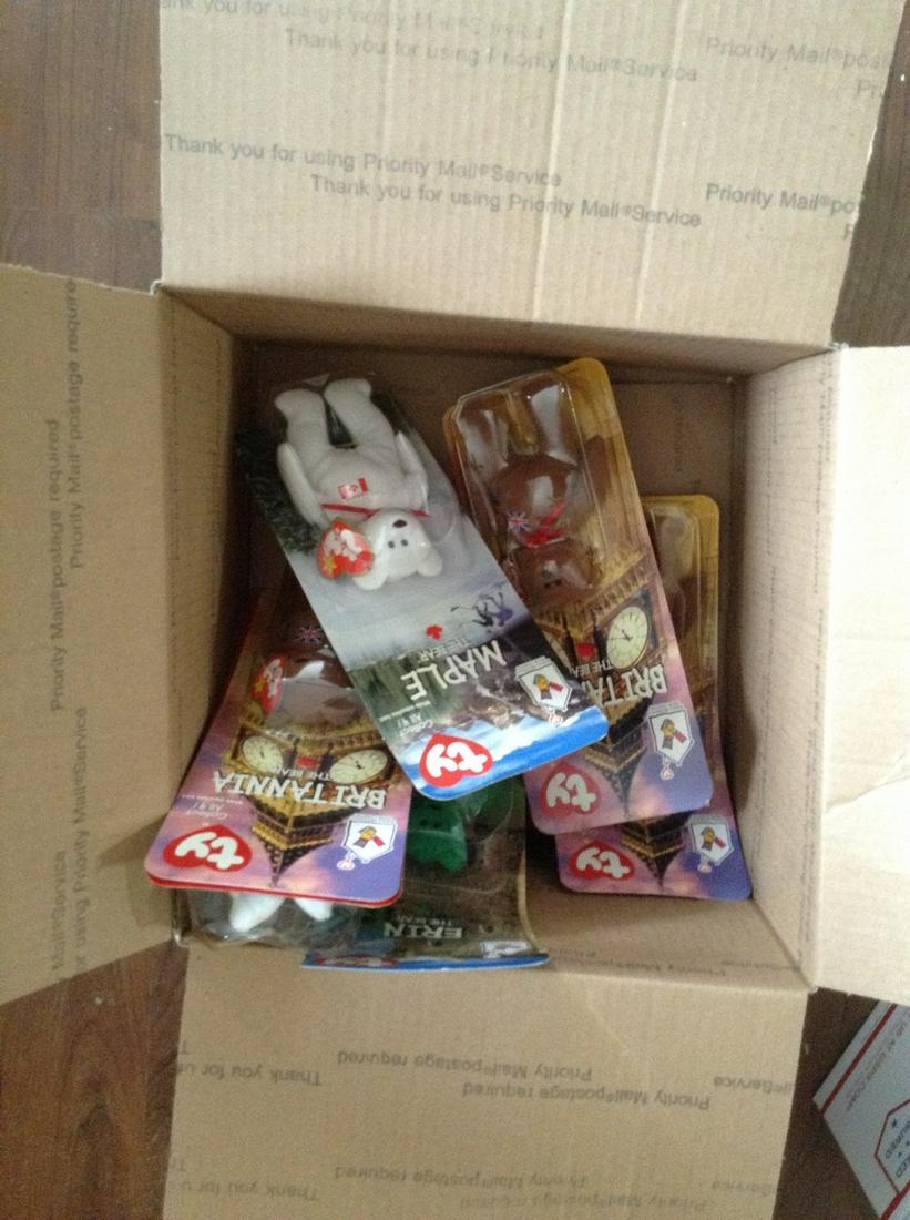 Beanie babies in the box: Beanie babies in the box