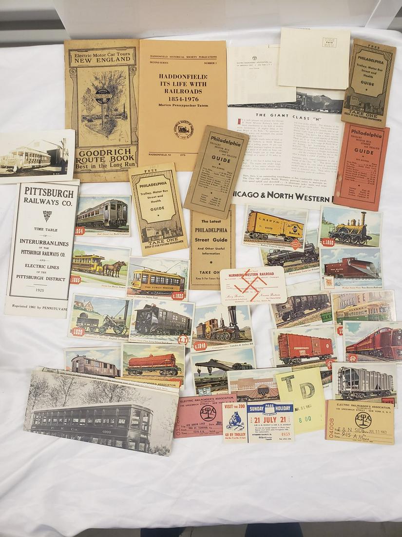 Lot of vintage Railroad ephemera (1 of 1)