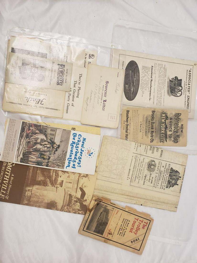 Lot of vintage paper ephemera (1 of 1)