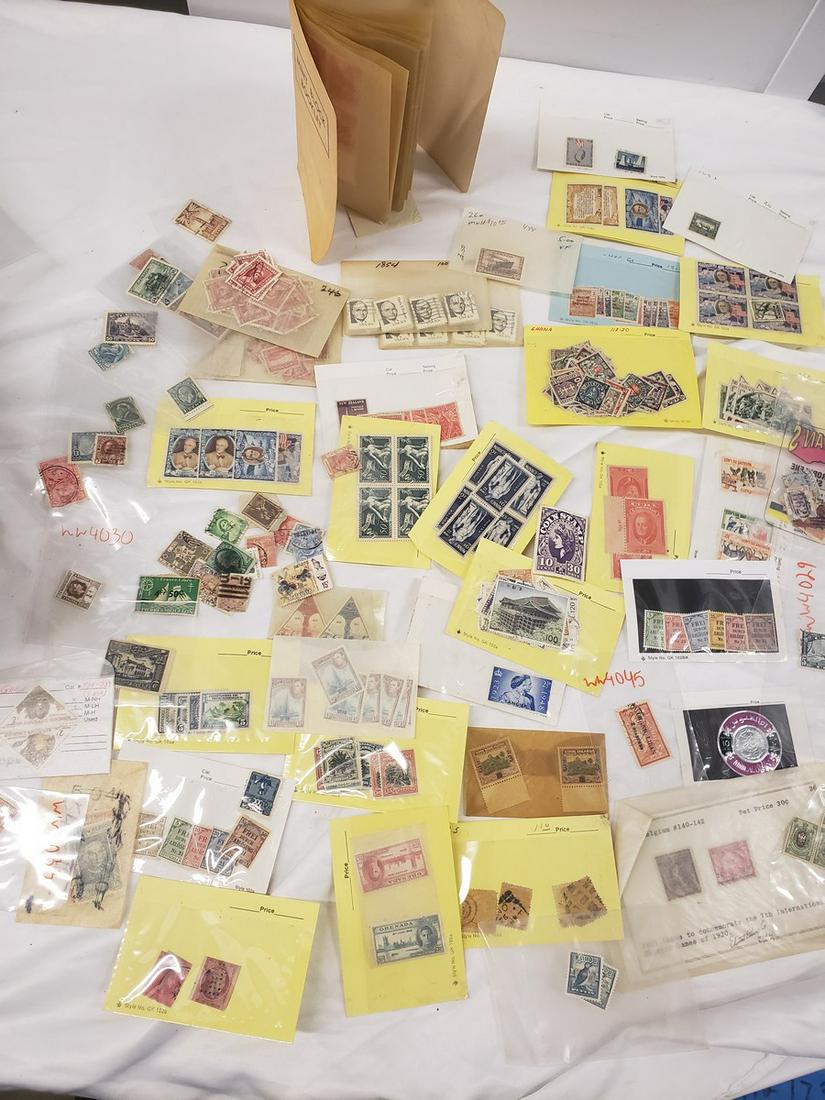 Lot of stamps and Mint Block booklet full of stamps (1 of 1)