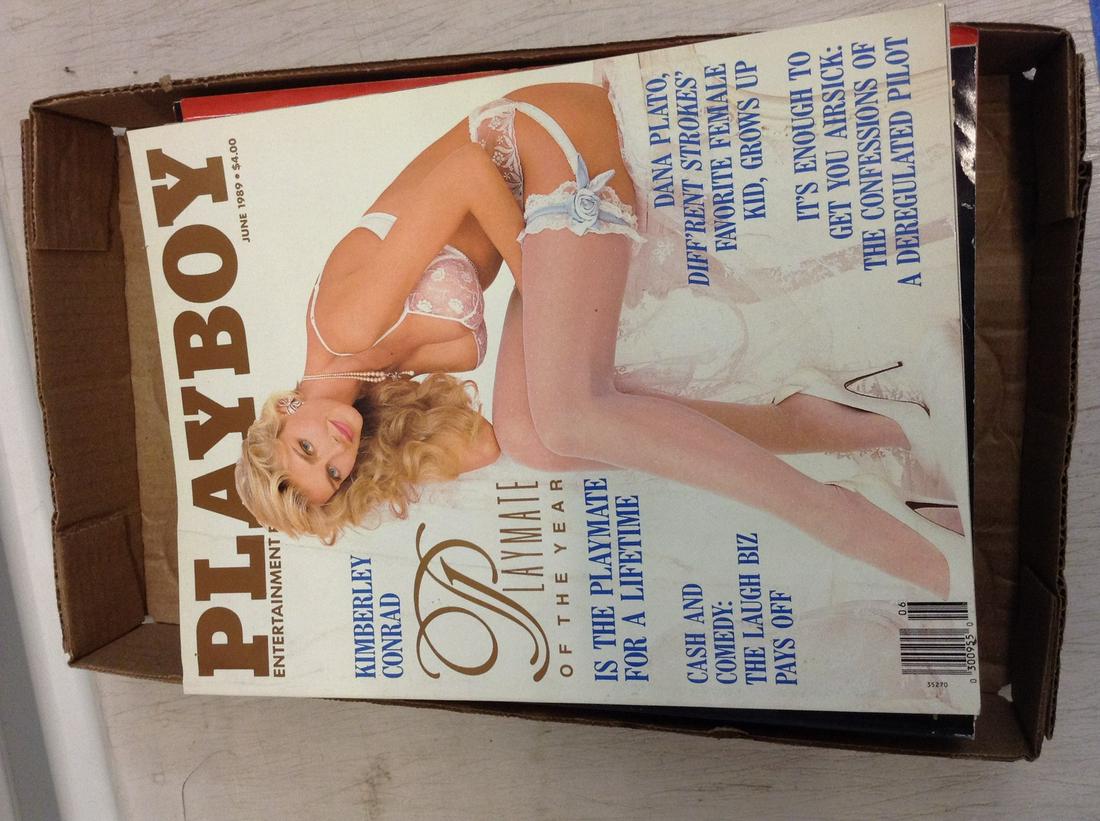 box full of 1980s playboys: box full of 1980s playboys
