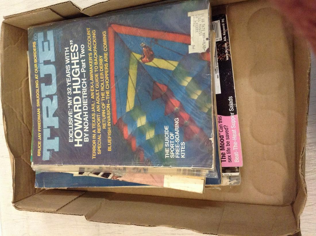 Box full of vintage 1970s magazines (1 of 1)