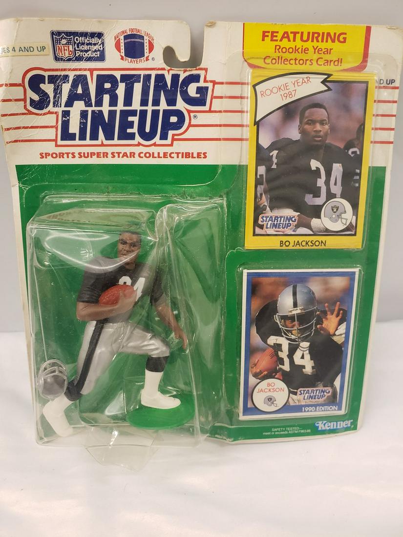Bo Jackson starting lineup figure with card: Bo Jackson starting lineup figure with card