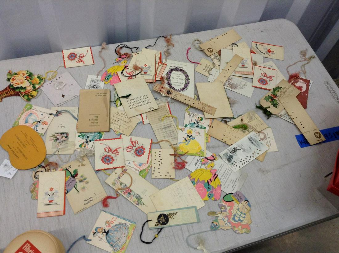 Lot of Early Dance Cards (1 of 1)