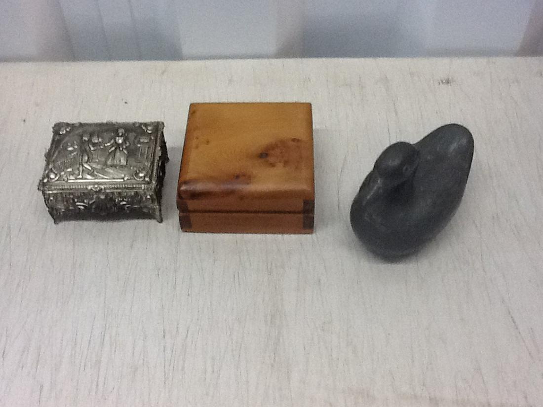 Three jewelry boxes: Three jewelry boxes