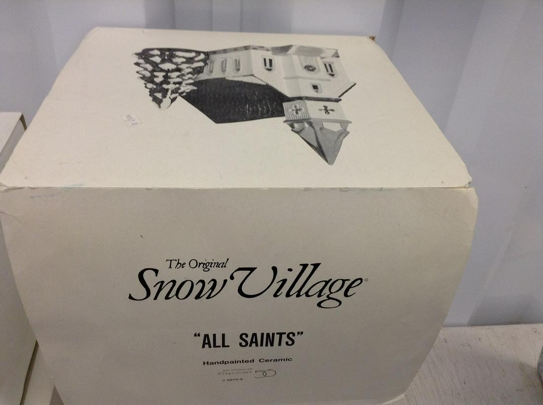 department 56 snow village no damage: department 56 snow village no damage