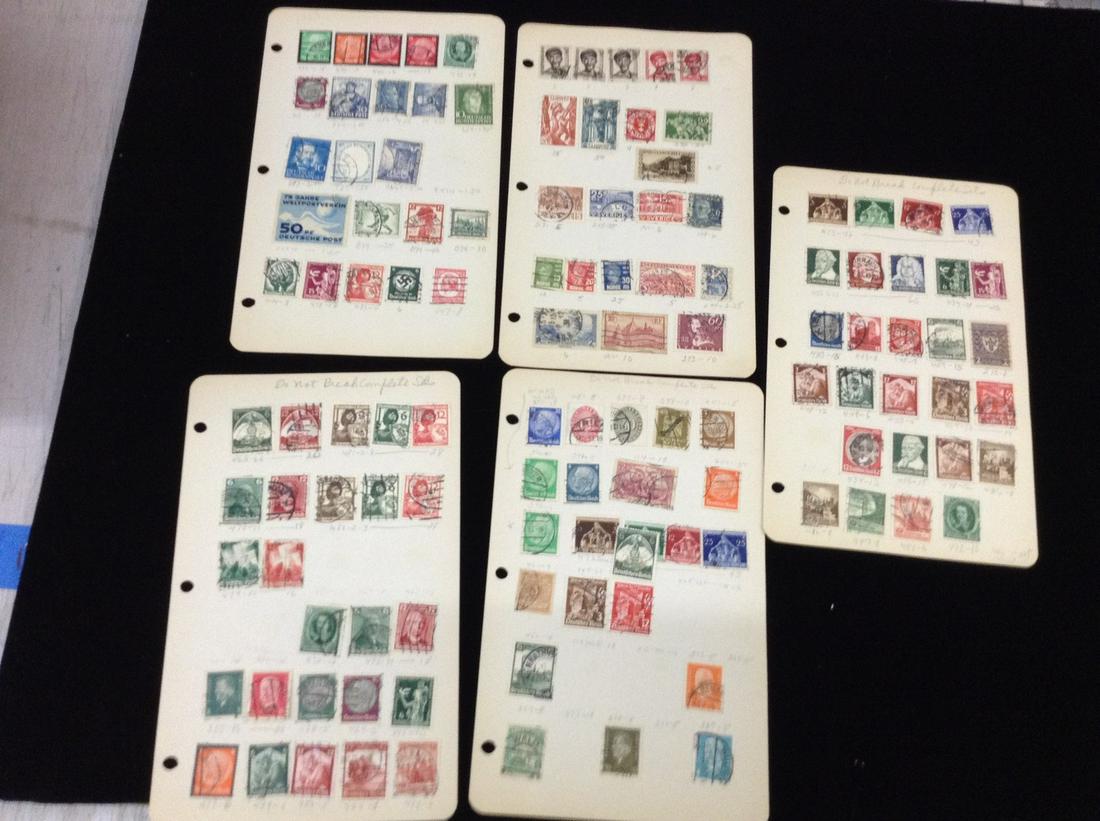 Lot of Vintage WWII Germany Stamps Stamps (1 of 1)