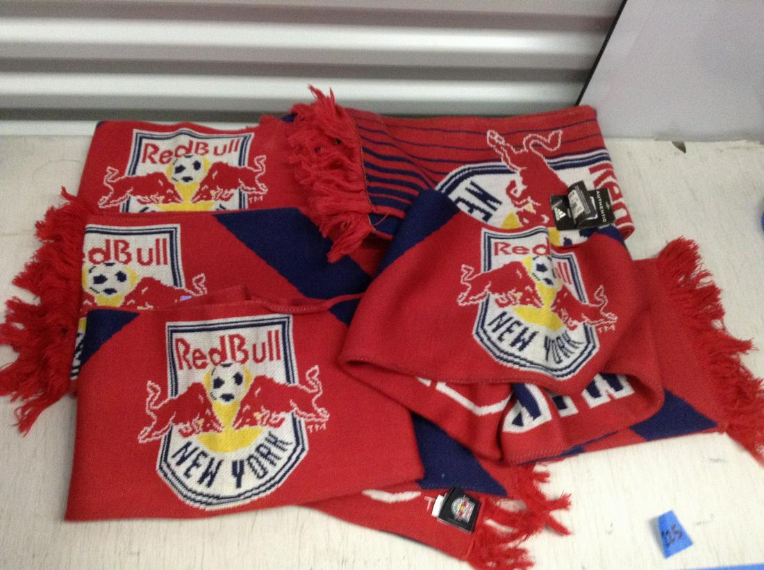 Lot of Red Bull Advertisement Scarves: Lot of Red Bull Advertisement Scarves