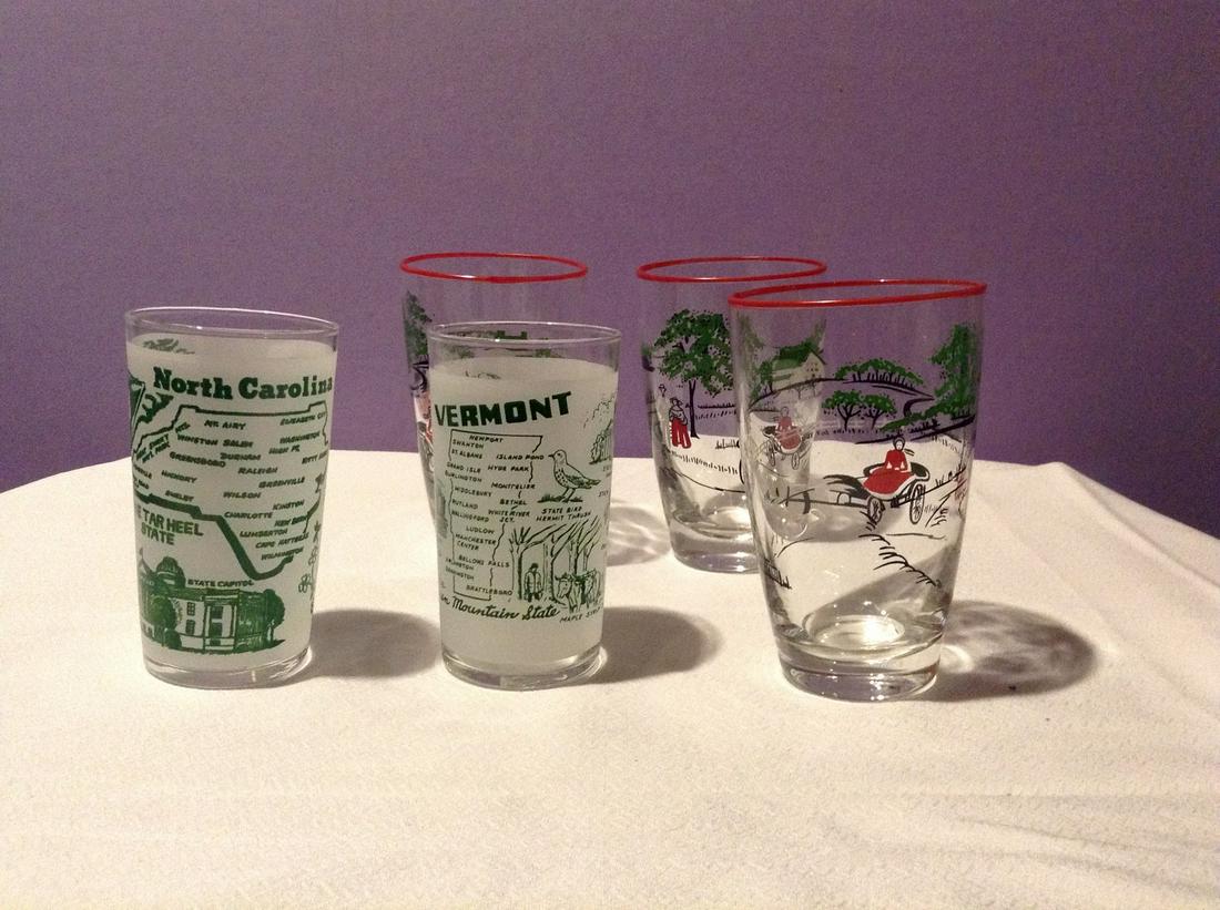 State souvenir glasses and more: State souvenir glasses and more