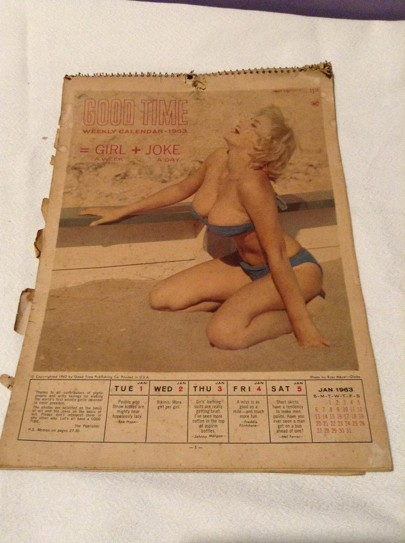 Good Time 1963 Weekly Calendar (1 of 1)